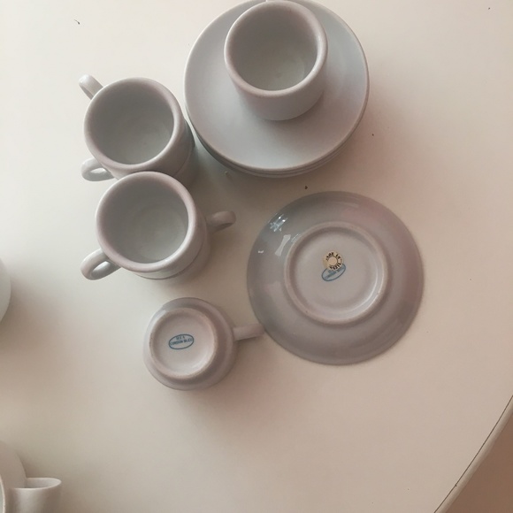 Cordon Bleu Espresso Cups and Saucers 4 ounce set of 6 - Picture 1 of 4